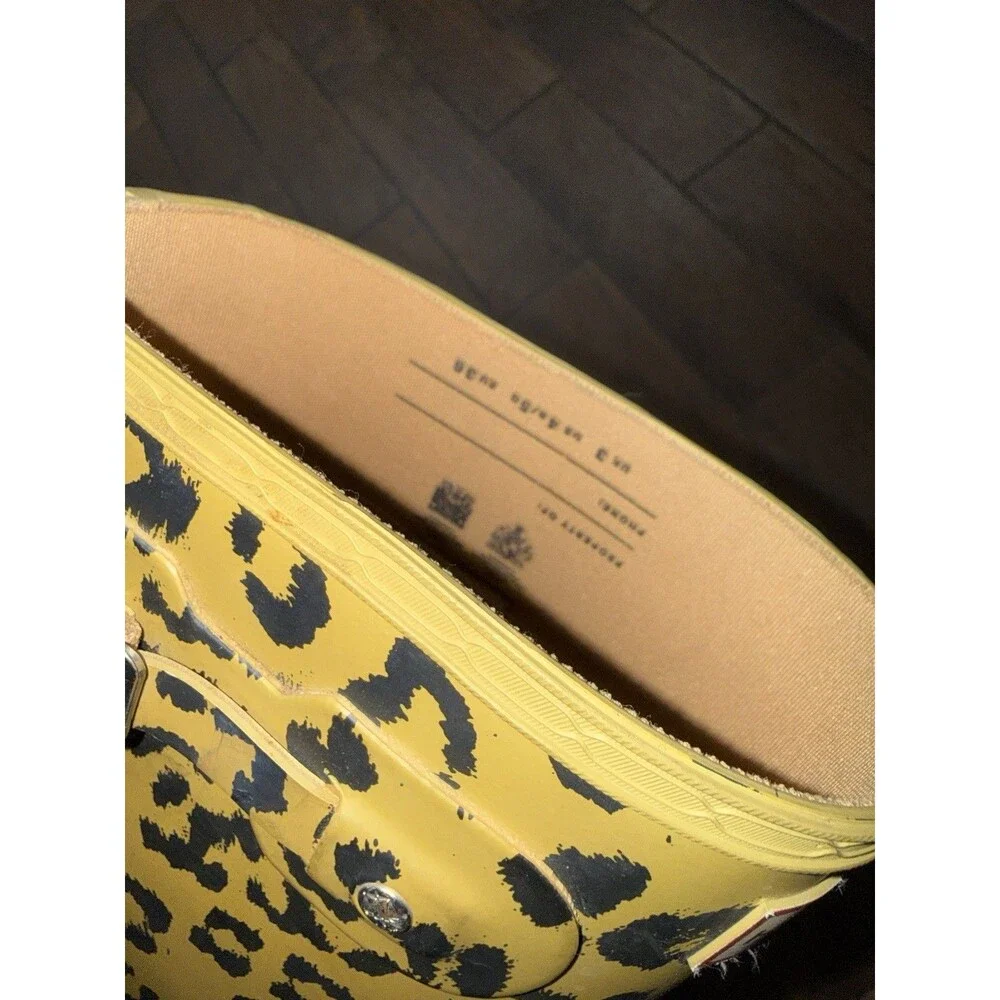 Hunter Kids Original Tall Leopard Print Rain Boots G5/B4 Rubber